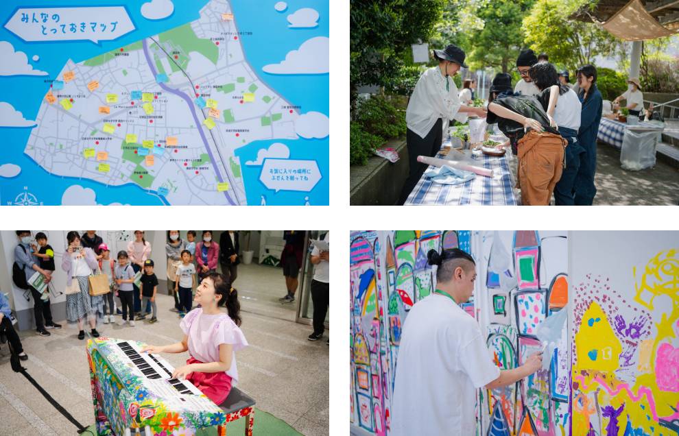 「目白台みらいくらしフェス～『ひと』と『とき』をつなぐ家～」当日のイベントの様子