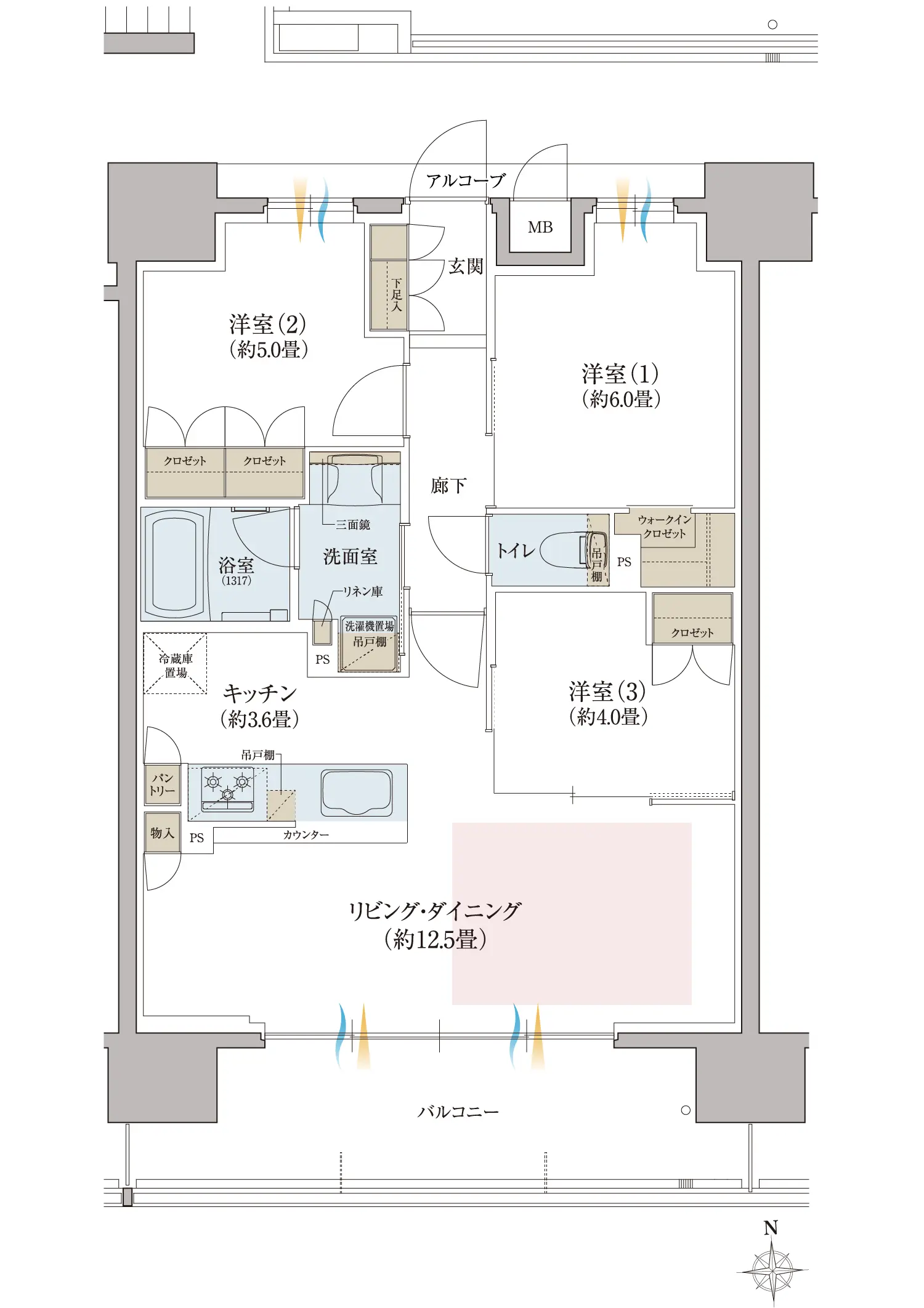 Btype間取り図