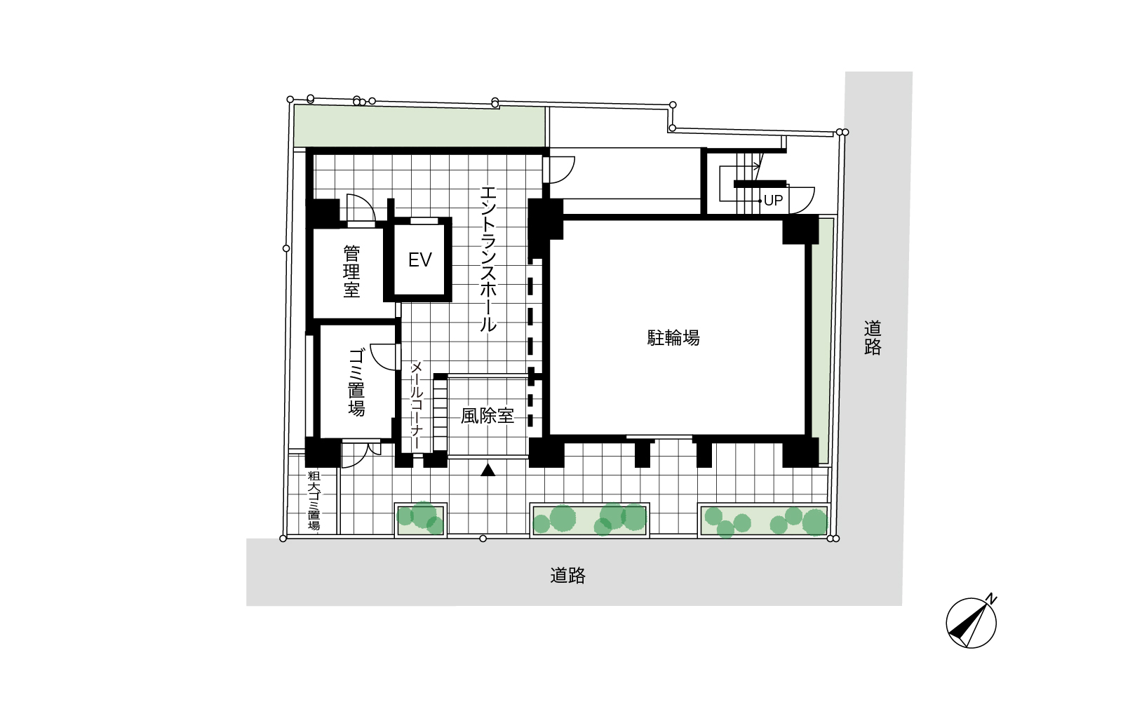 敷地配置図