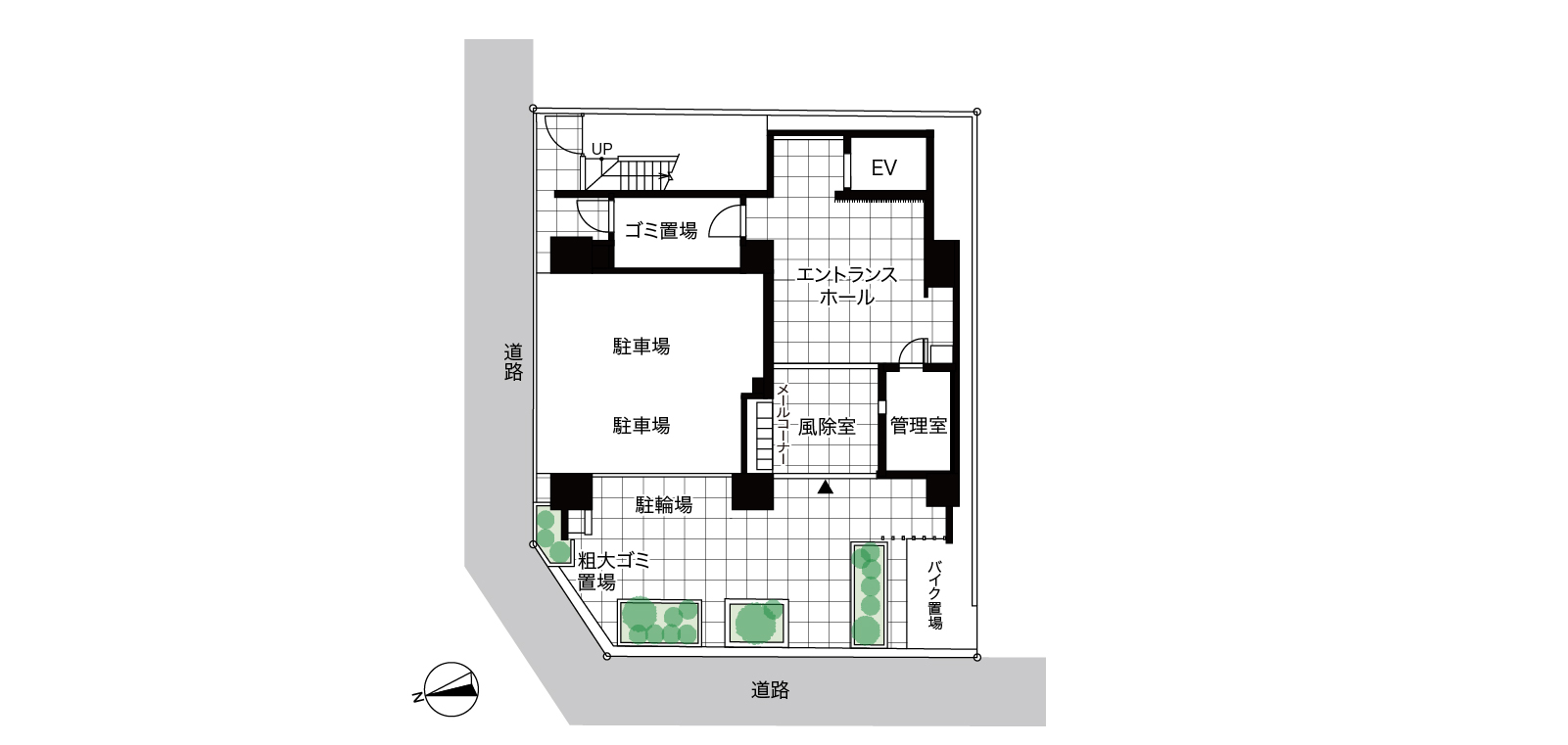 敷地配置図