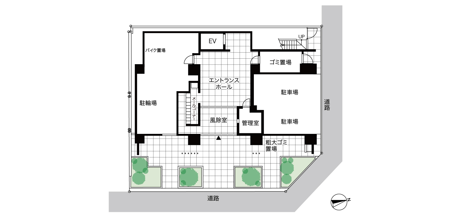 敷地配置図