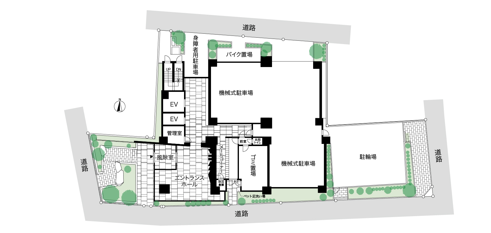 敷地配置図