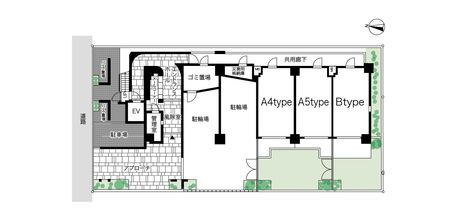 敷地配置図