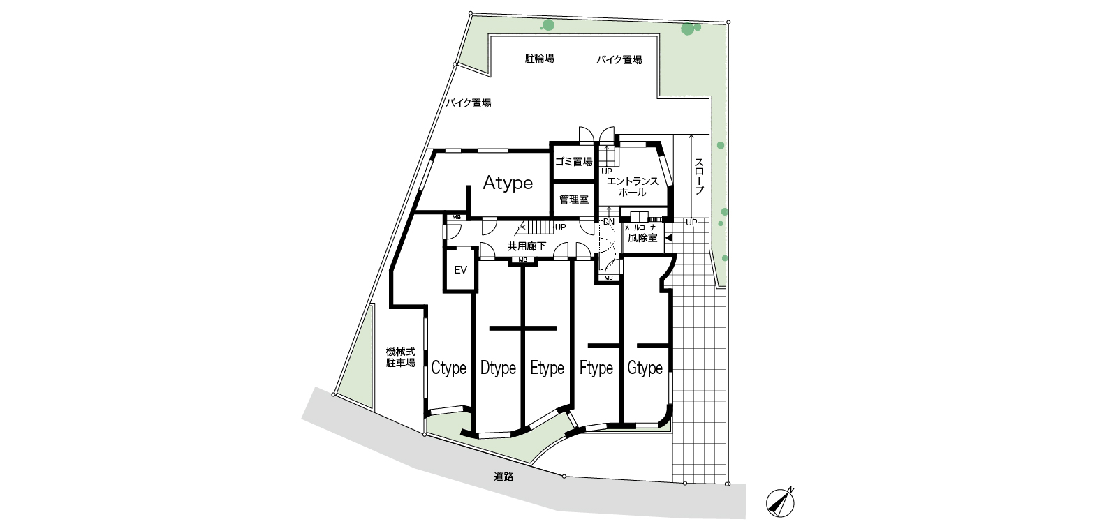 敷地配置図