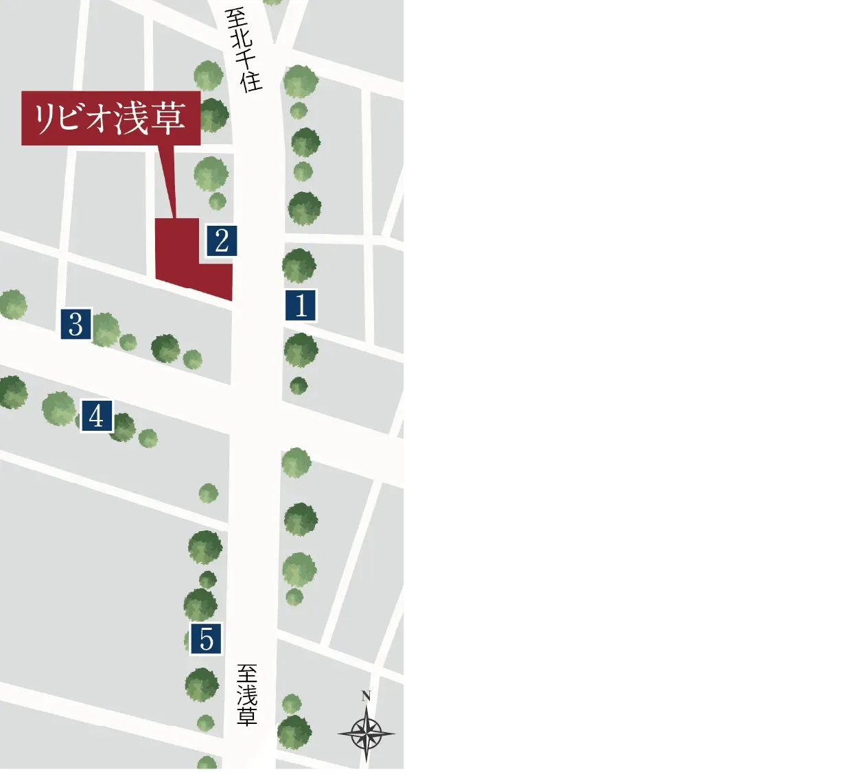 バス停配置図
