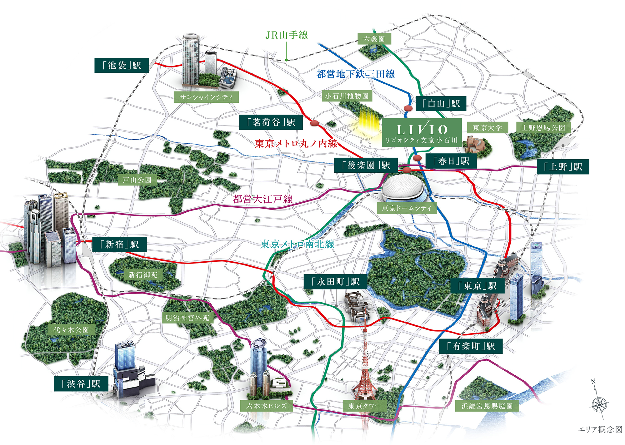 エリア概念図