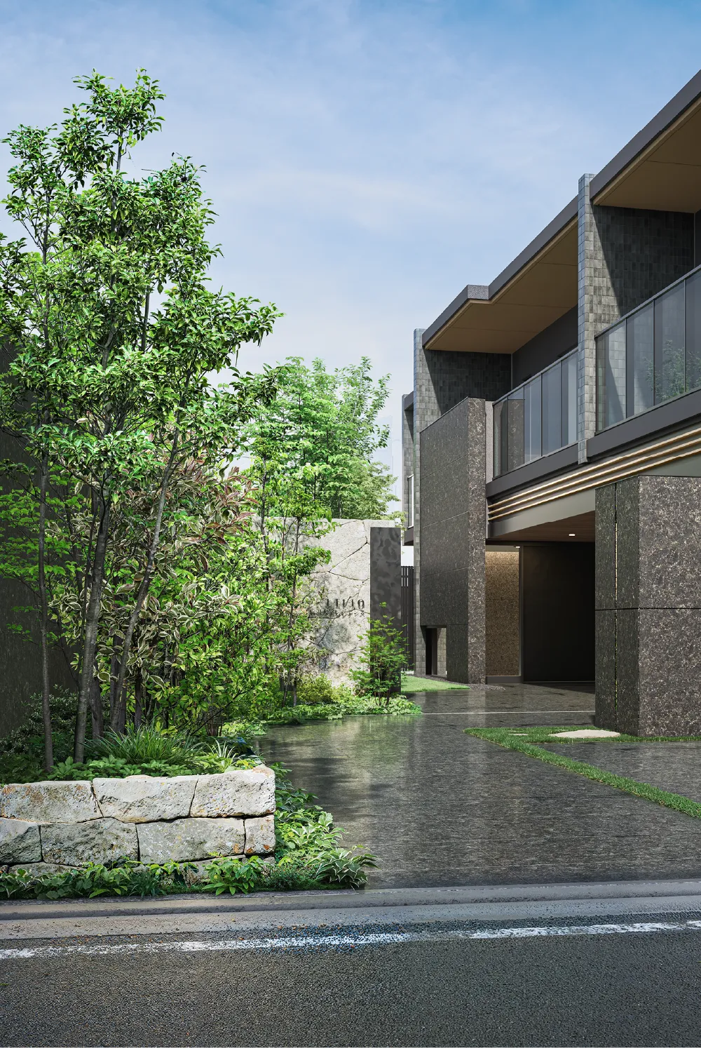 エントランスアプローチ完成予想CG