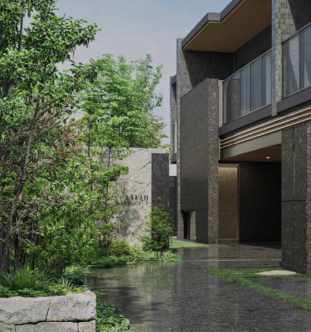 エントランスアプローチ完成予想CG