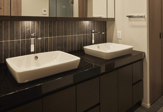 ダブルボウル洗面台