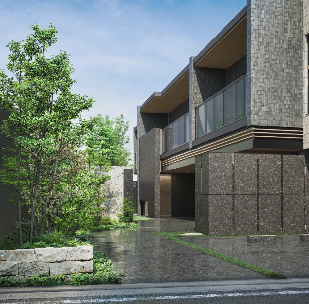 エントランスアプローチ完成予想CG