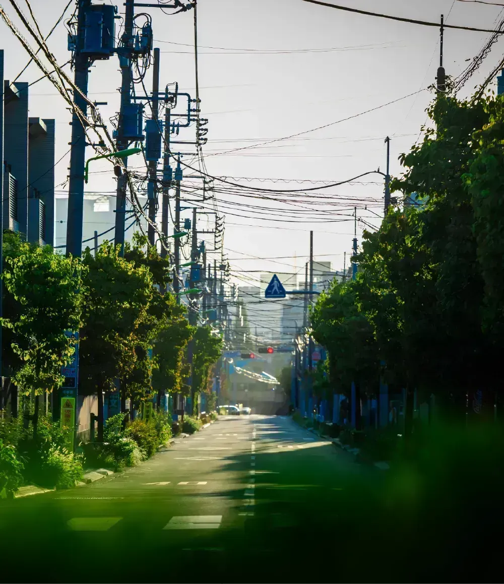 現地周辺の街並み（約200m/徒歩3分）