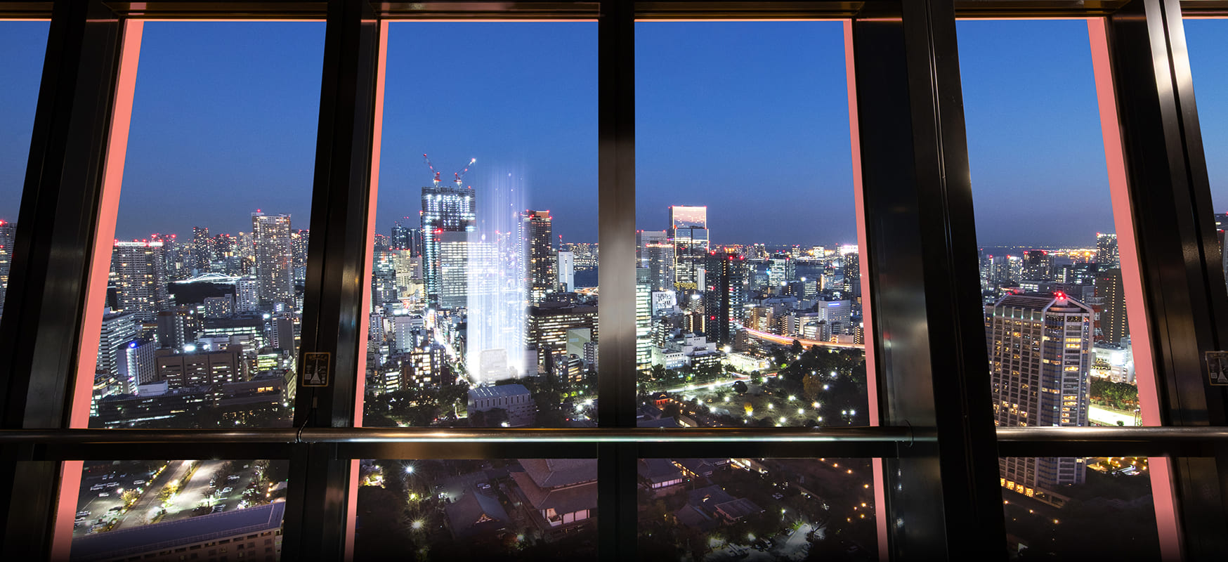 東京タワーから見る街並み