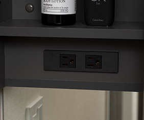 洗面化粧台コンセント