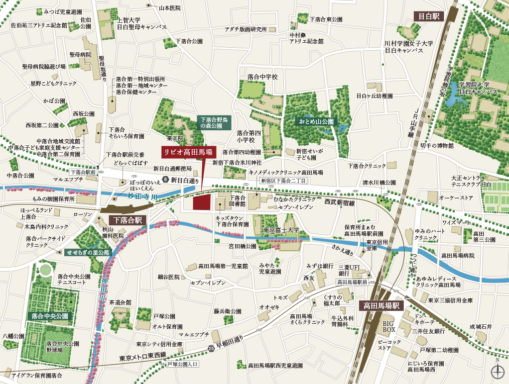現地案内図