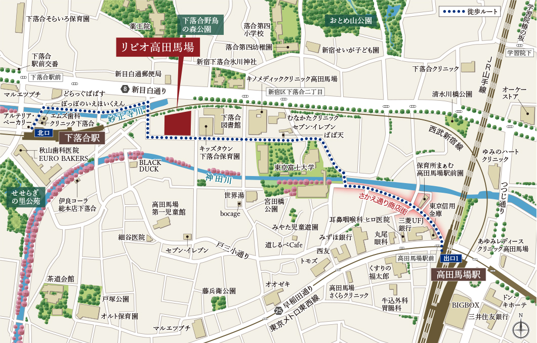 現地案内図