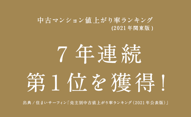 7年連続第1位を獲得！