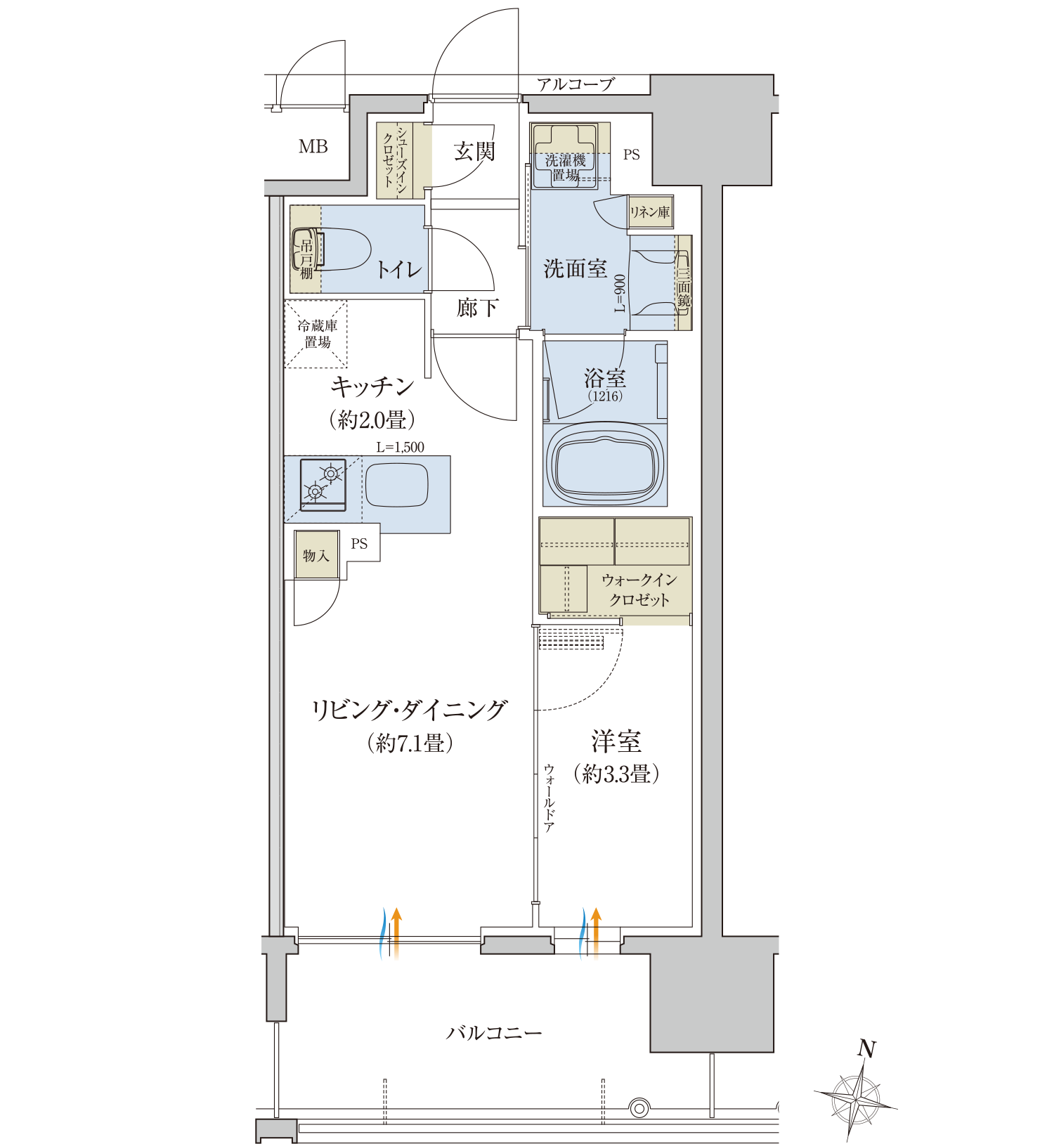 Bタイプの図面